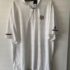 NWT Adidas Texas A&M Aggies 3XL Collared Shirt
